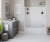 60 x 30 Veritek(TM) Pro Alcove Right Hand Drain Four Piece Tub Shower in White