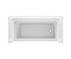 60 x 30 Optima(TM) Alcove Right Hand Drain Five Piece AFR Reinforced Tub Shower in White