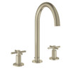 Cross Handles in Brushed Nickel
