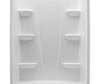 60 x 30 Veritek(TM) Pro Alcove Right Hand Drain Four Piece Shower in White