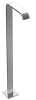 Floor Mounted Vessel Filler Spout in Polished Chrome