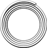 Viega Barrier PEX tubing, Oxygen Barrier Pex, d: ½; L[ft]: 250; Version: black with stripe