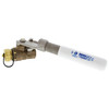 T58566LFSR 1-1/2 in. Two-Piece Bronze Ball Valve - Lead Free - Full Port, Stainless Steel Trim, Threaded, Spring Return Handle