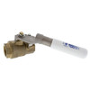 T58580LFSR 1-1/2 in. Two-Piece Bronze Ball Valve - Lead Free - Full Port, Threaded, Spring Return Handle