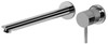 Wall Mounted Bathroom Faucet with Metal Lever Handle in Olive Bronze