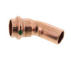 Viega ProPress 45° street elbow, copper