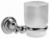 Wall Mount Tumbler and Holder in 18K Gold Plated