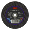 3M™ Cubitron™ 3 Cut-Off Wheel 33459, 100 mm x 1 mm x 9.53 mm (4 in. x 0.04 in x 3/8 in), 5 Wheels/Pack, 6 Packs/Case