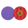 3M™ Cubitron™ 3 Roloc™ Durable Edge Disc 1184F, 80+ YF-weight, TSM, Purple, 3 in, Die RS300VM, 50/Carton, 200 ea/Case