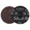 Scotch-Brite™ Roloc™ Precision Heavy Duty Surface Conditioning Disc, HD-DR, Coarse 120+, TR, 3 in, 25/Carton, 100 ea/Case