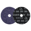 Scotch-Brite™ Precision Heavy Duty Surface Conditioning Disc, HD-DH, X-Extra Coarse 60+, 4 in x 5/8 in, 100 ea/Case