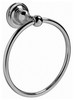 6in Brass Towel Ring in Polished Nickel
