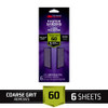 3M™ Pro Grade Precision™ Faster Sanding Sanding Sheets 127060PGP-6, 3 2/3 in x 9 in, 60 grit, Coarse, 6/pk