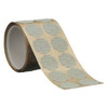 3M™ Finesse-it™ PSA Film Disc Roll 468LA, A5 3MIL, 1-3/8 in x NH, Scallop, Die 143S, 500 Discs/Roll, 4 Rolls/Case