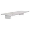 11-in x 4-in x 2-in Solid Surface Grab Bar Shelf, Palladio White