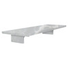 11-in x 4-in x 2-in Solid Surface Grab Bar Shelf, Lunar