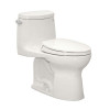 Toto MS604114CEFG#01 Ultramax II 1.28 GPF 1-Piece Elongated Toilet With Seat