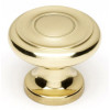 A1047-PB Knob Traditional 1-in in Polished Brass