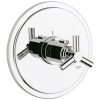 Central Thermostatic Mixer Trim with Trio Handle in Chrome