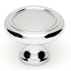 A1151-PC Knob Traditional 1-1/4-in in Polished Chrome