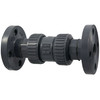 F45BCE 1-1/4 in. Ball Check Valve - Flanged, True Union, PVC Schedule 80, EPDM