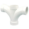 4835-B 2 in. x 2 in. x 1-1/2 in. x 1-1/2 in. Double Fixture Tee Hub - PVC DWV (Order in Multiples of 25)