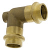 PC705-D 1/2 in. x 1/2 in. Vent Elbow P x P- Forged Bronze