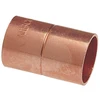 600-RS 1 in. x 1 in. Coupling with Rolled Tube Stop C x C - Wrot (Order in Multiples of 10)