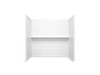60" x 36" Vikrell(R) bath/shower wall set