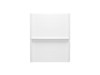 60" x 72-1/4" Vikrell(R) shower back wall