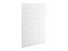 96" x 72" shower back wall with large block design