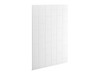 96" x 60" shower back wall with vertical block design