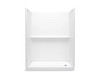 60" x 30" x 76-1/4" Vikrell(R) shower with Aging in Place backerboards, right drain