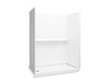 60" x 30" x 76-1/4" Vikrell(R) shower, left drain