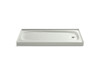 60" x 30" alcove shower base, right drain