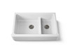 Smart Divide(R) 35-11/16" undermount double-bowl farmhouse kitchen sink