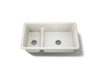 Smart Divide(R) 33" top-/undermount double-bowl kitchen sink
