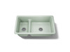 Smart Divide(R) 33" top-/undermount double-bowl kitchen sink