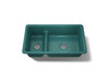 Smart Divide(R) 33" top-/undermount double-bowl kitchen sink