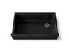 35-1/2" undermount single-bowl farmhouse kitchen sink