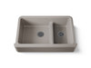 Smart Divide(R) 35-3/4" undermount double-bowl farmhouse kitchen sink