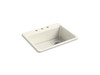 27" top-mount single-bowl kitchen sink