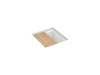 17-1/2" undermount bar sink with accessories