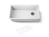 32-1/2" undermount single-bowl kitchen sink