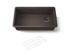 32-1/2" undermount single-bowl kitchen sink