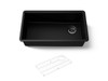 32-1/2" undermount single-bowl kitchen sink