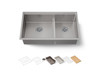 Smart Divide(R) 32" undermount double-bowl workstation kitchen sink