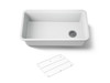 33-1/2" undermount single-bowl kitchen sink