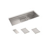 45-3/4" undermount single-bowl kitchen sink