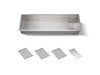 57-3/4" undermount single-bowl kitchen sink